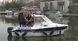 bateau ecole port de la bastille